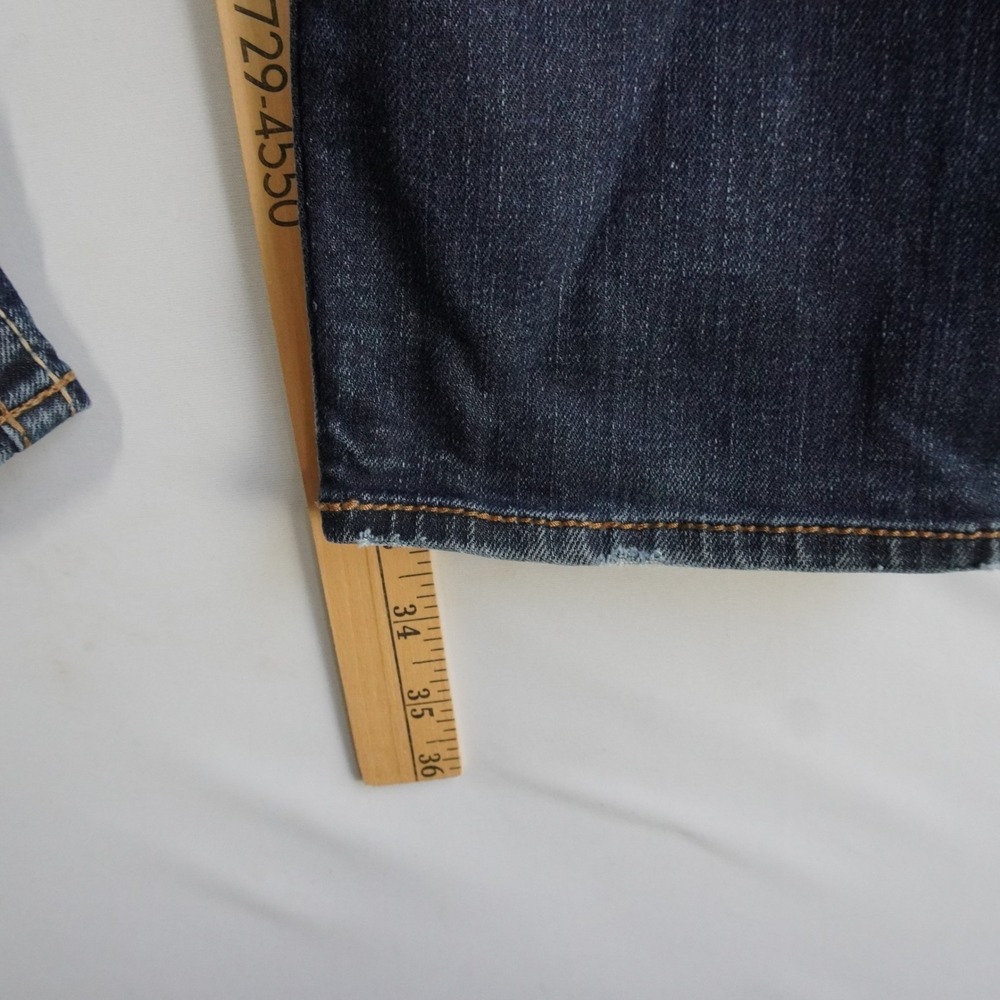 Y2K Big Star Sweet Skinny Jeans 28L Medium Wash Embroidered Low Rise Western Vtg - Picture 8 of 12
